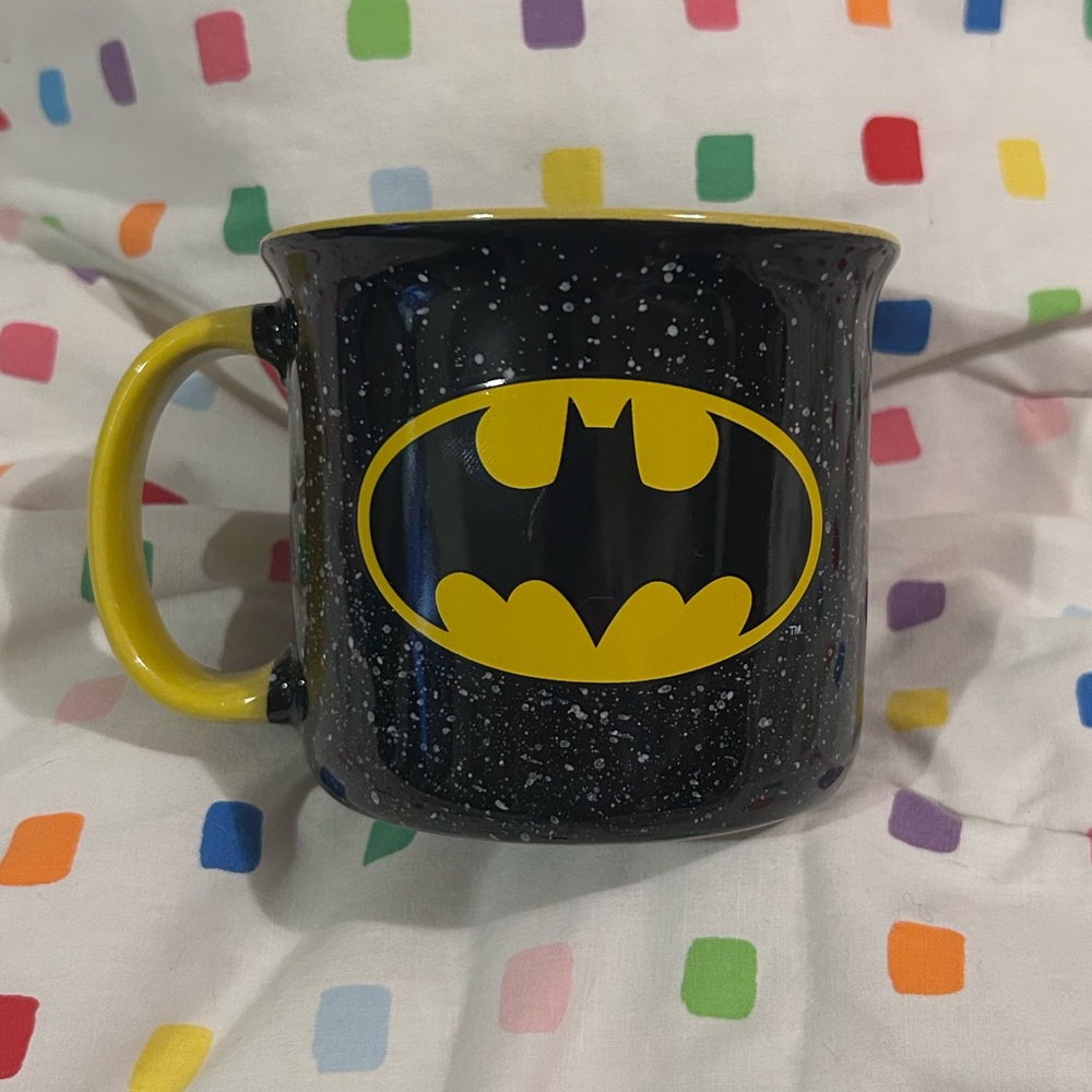 Batman Ceramic Mug With Handle Made By Spoontiques. NWTS.